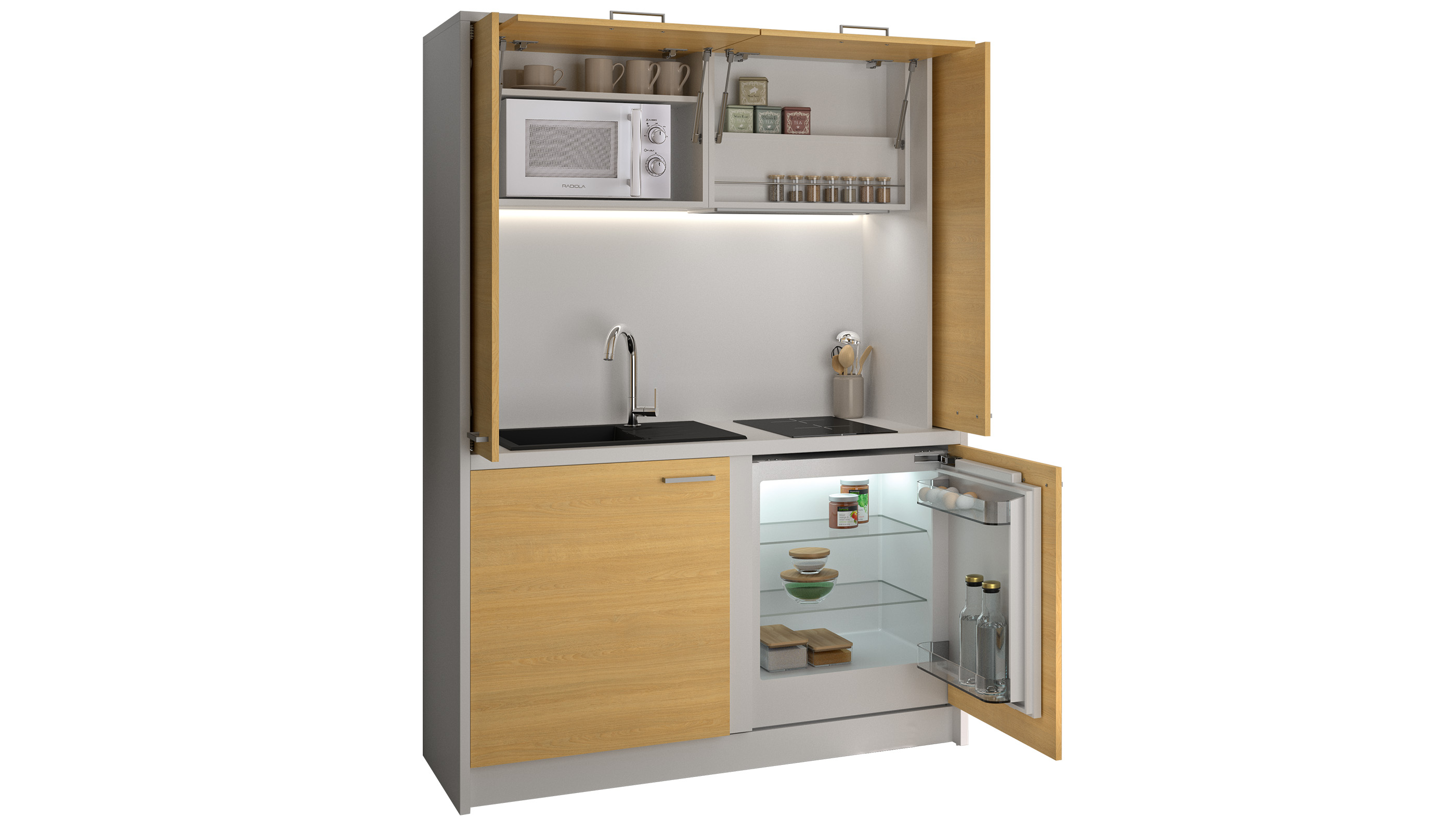 Combibloc Onelia ouvert chene s